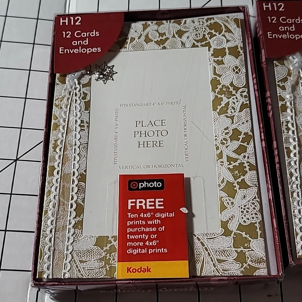 Holiday cards‎ for photos x2 boxes